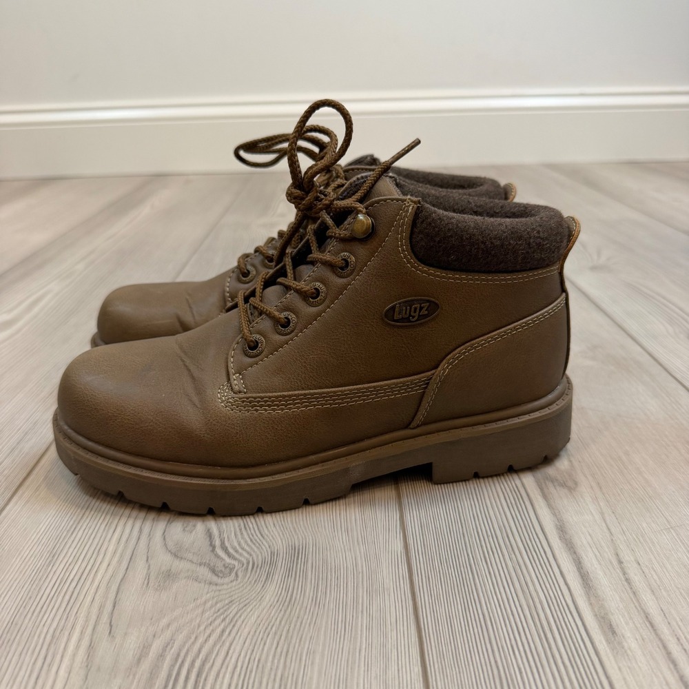 Lugz Drifter LX Women Brown Ankle Boots Memory Foam WDRLXGV-2068 Size 8